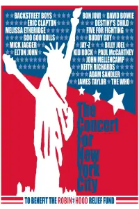 Poster to the movie "The Concert for New York City" #1136881