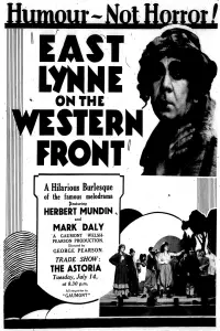Poster to the movie "East Lynne on the Western Front" #981489
