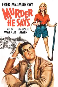 Poster to the movie "Murder, He Says" #1129484