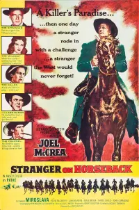 Poster to the movie "Stranger on Horseback" #1070588