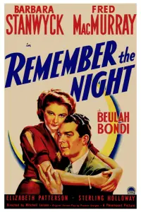 Poster to the movie "Remember the Night" #1166107