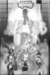 Poster to the movie "My Little Pony: Equestria Girls - Rainbow Rocks" #707929