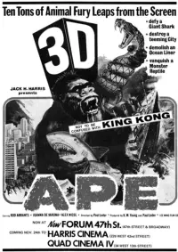 Poster to the movie "A*P*E" #1037462