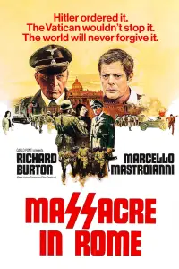 Poster to the movie "Massacre in Rome" #1069433