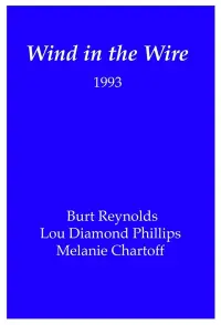 Poster to the movie "Wind in the Wire" #847841