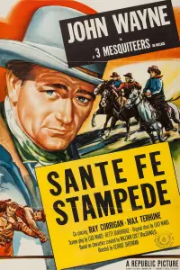 Poster to the movie "Santa Fe Stampede" #996729