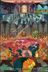 Poster to the movie "The Lord of the Rings: The Fellowship of the Ring" #801385