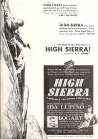 Poster to the movie "High Sierra" #962116