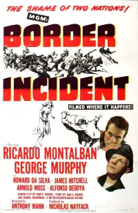 Poster to the movie "Border Incident" #1081287