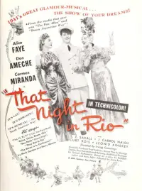 Poster to the movie "That Night in Rio" #1160177