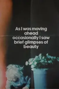 Poster to the movie "As I Was Moving Ahead, Occasionally I Saw Brief Glimpses of Beauty" #993352