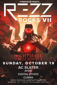 Poster to the movie "REZZ: Nightmare On Rezz Street, Live at Red Rocks Amphitheatre 2025" #1075052