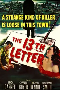 Poster to the movie "The 13th Letter" #1258542