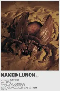 Poster to the movie "Naked Lunch" #1074973