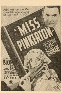 Poster to the movie "Miss Pinkerton" #1165431