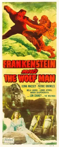 Poster to the movie "Frankenstein Meets the Wolf Man" #974983