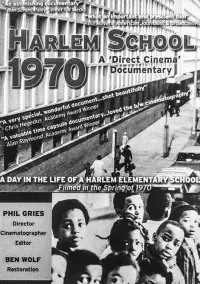 Poster to the movie "Harlem School 1970" #1047181