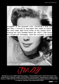 Poster to the movie "Judy" #609765
