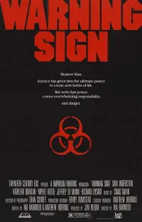Poster to the movie "Warning Sign" #995231