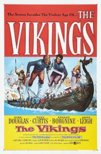 Poster to the movie "The Vikings" #1041093