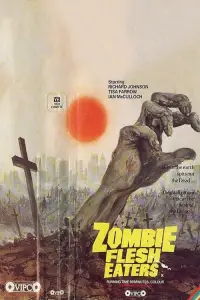 Poster to the movie "Zombie Flesh Eaters" #952351