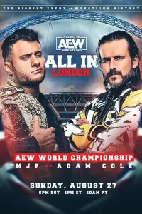 Poster to the movie "AEW All In 2023: London" #1218446