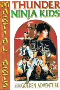 Poster to the movie "Thunder Ninja Kids in the Golden Adventure" #1015844
