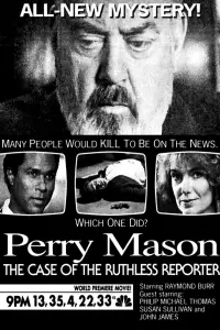 Poster to the movie "Perry Mason: The Case of the Ruthless Reporter" #1131272