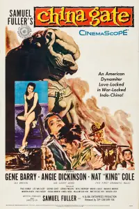 Poster to the movie "China Gate" #1126720
