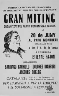 Poster to the movie "París, 20 de juny de 1971. Miting á Montreuil" #1149771