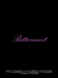 Poster to the movie "Bittersweet" #793856