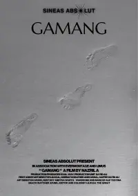 Poster to the movie "GAMANG" #692411