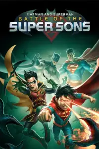 Poster to the movie "Batman and Superman: Battle of the Super Sons" #983960