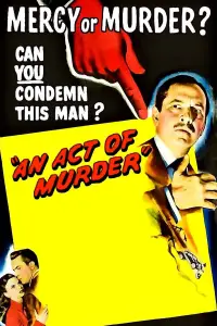 Poster to the movie "An Act of Murder" #1236223
