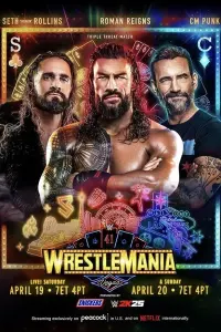 Poster to the movie "WWE WrestleMania 41: Saturday" #795252