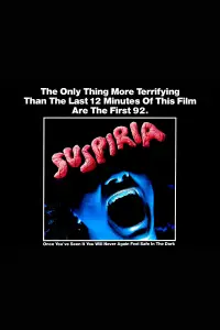 Poster to the movie "Suspiria" #953477