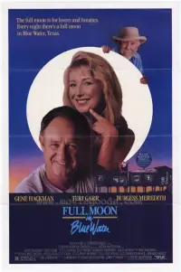 Poster to the movie "Full Moon in Blue Water" #958772
