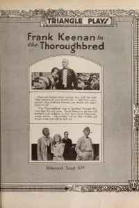 Poster to the movie "The Thoroughbred" #895333