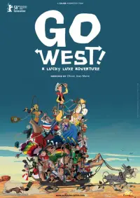 Poster to the movie "Go West: A Lucky Luke Adventure" #1170613