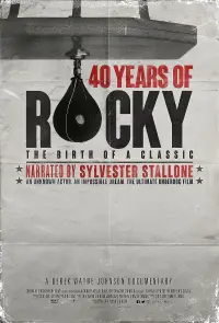 Poster to the movie "40 Years of Rocky: The Birth of a Classic" #940194