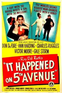 Poster to the movie "It Happened on Fifth Avenue" #1131959