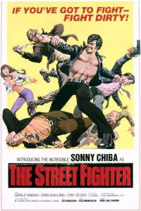Poster to the movie "The Street Fighter" #1049399
