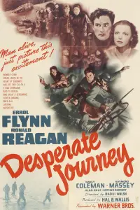 Poster to the movie "Desperate Journey" #1107475
