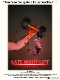 Poster to the movie "Late Night Lift" #581965