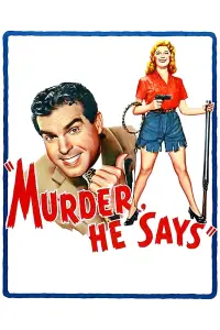 Poster to the movie "Murder, He Says" #1129486