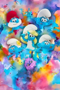 Poster to the movie "The Smurfs Musical" #800893