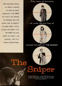 Poster to the movie "The Sniper" #1100485