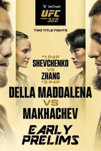 Poster to the movie "UFC 322: Della Maddalena vs. Makhachev" #1015934