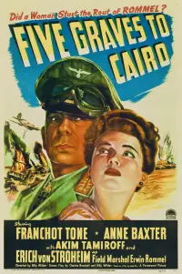 Poster to the movie "Five Graves to Cairo" #958934