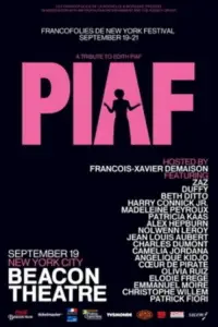 Poster to the movie "Piaf, Hymnes à la Môme au Beacon Theatre, New York" #1134364
